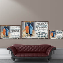 Load image into Gallery viewer, Personalized Family Old Couple When We Get Customized Canvas