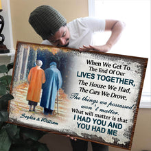 Load image into Gallery viewer, Personalized Family Old Couple When We Get Customized Canvas