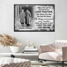 Load image into Gallery viewer, Personalized Family Old Couple When We Get Customized Canvas
