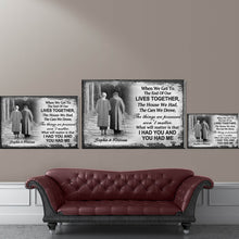 Load image into Gallery viewer, Personalized Family Old Couple When We Get Customized Canvas