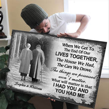 Load image into Gallery viewer, Personalized Family Old Couple When We Get Customized Canvas