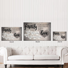 Load image into Gallery viewer, For Family a Love Personalized Custom Premium Canvas