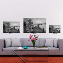 Load image into Gallery viewer, Riverside Scenery Multi-Names Premium Canvas