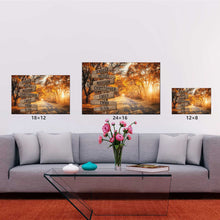Load image into Gallery viewer, Autumn Road Color Multi-Names Premium Canvas 2