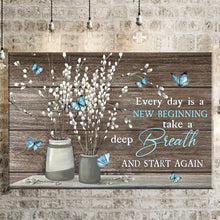 Load image into Gallery viewer, Flower And Butterfly Canvas Painting, Plant Posters And Prints