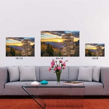 Load image into Gallery viewer, Sunrise on Mountain Color Multi-Names Premium Canvas