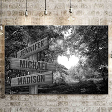 Load image into Gallery viewer, Autumn Heart Multi-Names Premium Canvas