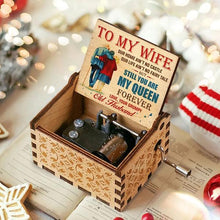 Load image into Gallery viewer, HUSBAND TO WIFE - YOU ARE MY QUEEN FOREVER - COLORFUL MUSIC BOX
