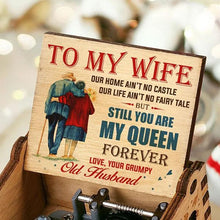 Load image into Gallery viewer, HUSBAND TO WIFE - YOU ARE MY QUEEN FOREVER - COLORFUL MUSIC BOX