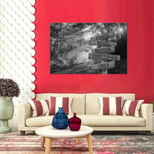 Load image into Gallery viewer, Autumn Road Multi-Names Premium Canvas Poster