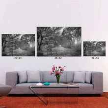 Load image into Gallery viewer, Autumn Road Multi-Names Premium Canvas Poster 2