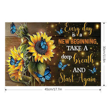 Load image into Gallery viewer, Sunflower Canvas Painting, Takes A Deep Breath Posters And Prints