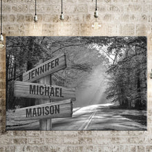 Load image into Gallery viewer, Autumn Sunshine Multi-Names Premium Canvas Poster