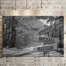 Load image into Gallery viewer, Autumn Sunshine Multi-Names Premium Canvas Poster