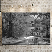 Load image into Gallery viewer, Autumn Sunshine Multi-Names Premium Canvas