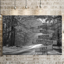 Load image into Gallery viewer, Autumn Sunshine Multi-Names Premium Canvas Poster