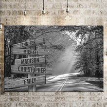 Load image into Gallery viewer, Autumn Sunshine Multi-Names Premium Canvas