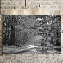 Load image into Gallery viewer, Autumn Sunshine Multi-Names Premium Canvas