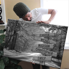 Load image into Gallery viewer, Autumn Sunshine Multi-Names Premium Canvas