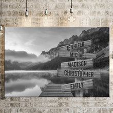 Load image into Gallery viewer, Canyon Pier Multi-Names Premium Canvas