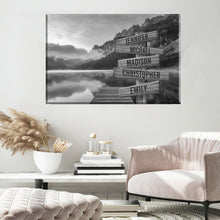 Load image into Gallery viewer, Canyon Pier Multi-Names Premium Canvas