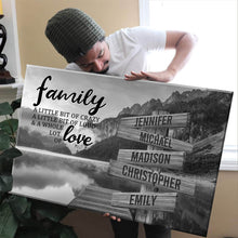 Load image into Gallery viewer, Canyon Pier A Little Whole Lot of Love Multi-Names Premium Canvas