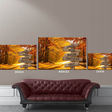 Load image into Gallery viewer, Autumn Sunshine Color Multi-Names Premium Canvas Poster