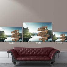 Load image into Gallery viewer, Mountain Creek Color Multi-Names Premium Canvas Poster
