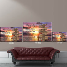 Load image into Gallery viewer, Coast Sunset Color A Whole Lot of Love Multi-Names Premium Canvas