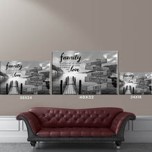 Load image into Gallery viewer, Lakeside Pier  A Little Whole Lot of Love Multi-Names Premium Canvas