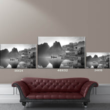 Load image into Gallery viewer, Mountain River Multi-Names Premium Canvas Poster
