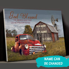 Load image into Gallery viewer, Custom Canvas Prints Anniversary Wedding Gift Poster