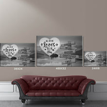 Load image into Gallery viewer, Riverside Sunset All of Me Loves All of You Multi-Names Premium Canvas