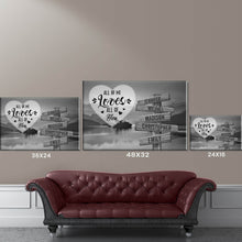 Load image into Gallery viewer, Riverside Sunset All of Me Loves All of You Multi-Names Premium Canvas Poster