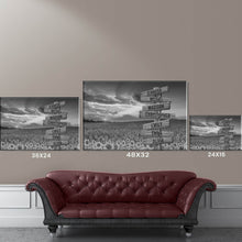Load image into Gallery viewer, Sunflower Sunset Multi-Names Premium Canvas Poster