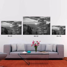Load image into Gallery viewer, Sunrise on Mountain Multi-Names Premium Canvas Poster