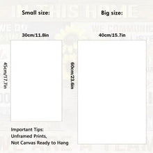 Load image into Gallery viewer, Sunflower Canvas Painting, Takes A Deep Breath Posters And Prints