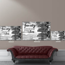 Load image into Gallery viewer, Beach Palm Tree A Little Whole Lot of Love Multi-Names Premium Canvas Poster