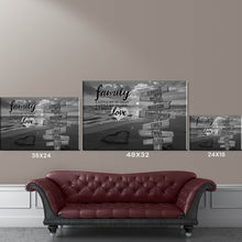 Load image into Gallery viewer, Beach Sunset A Little Whole Lot of Love Multi-Names Premium Canvas Poster