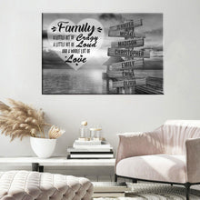 Load image into Gallery viewer, Coast Sunset A Little Whole Lot of Love Multi-Names Premium Canvas Poster
