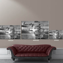 Load image into Gallery viewer, Coast Sunset A Little Whole Lot of Love Multi-Names Premium Canvas
