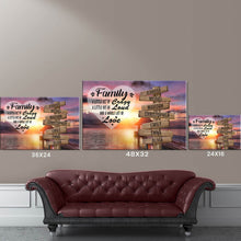 Load image into Gallery viewer, Coast Sunset Color A Little Whole Lot of Love Multi-Names Premium Canvas Poster