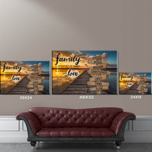 Load image into Gallery viewer, Lake Dock Color A Little Whole Lot of Love Multi-Names Premium Canvas