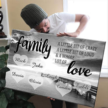 Load image into Gallery viewer, Personalized Family Ocean Dock Multi-Names Premium Canvas