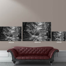 Load image into Gallery viewer, Forest Road Multi-Names Premium Canvas Poster