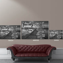 Load image into Gallery viewer, Lake Dock A Little Whole Lot of Love Multi-Names Premium Canvas Poster