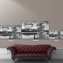Load image into Gallery viewer, New River Pier A Little Whole Lot of Love Multi-Names Premium Canvas Poster