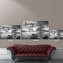 Load image into Gallery viewer, New Lake Dock A Little Whole Lot of Love Multi-Names Premium Canvas Poster