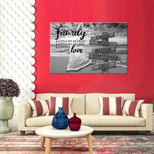 Load image into Gallery viewer, Ocean Sunset A Little Whole Lot of Love Multi-Names Premium Canvas
