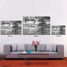 Load image into Gallery viewer, Ocean Sunset A Little Whole Lot of Love Multi-Names Premium Canvas Poster